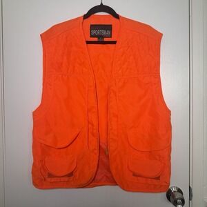 Master Sportsman Blaze Orange Rugged Outdoor Gear XL X-LARGE Safety-Hunting Vest